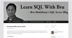 Desktop Screenshot of learnsqlwithbru.com