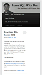 Mobile Screenshot of learnsqlwithbru.com