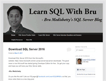 Tablet Screenshot of learnsqlwithbru.com